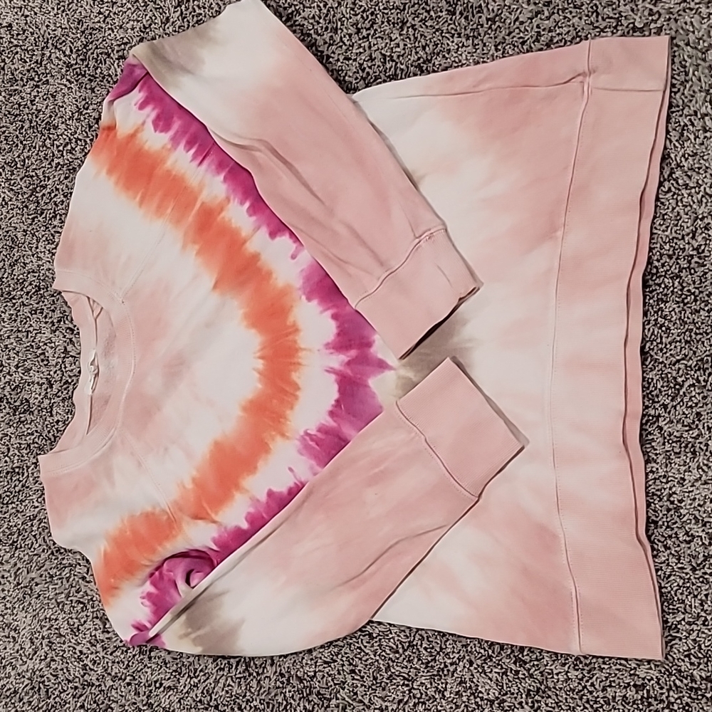 Tie Dye Crew Neck Sweatshirt